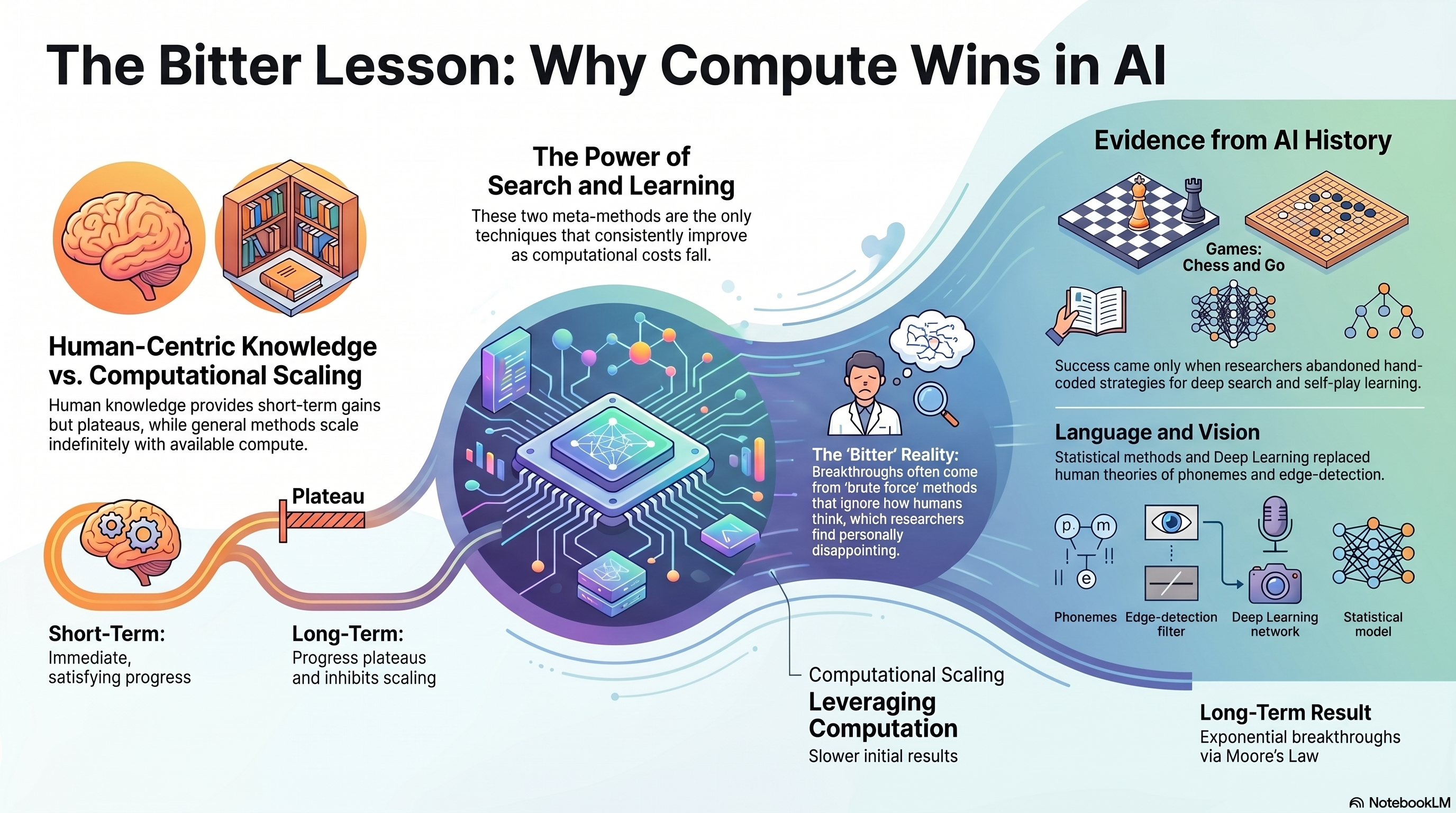 Why Compute Wins in AI — infographic